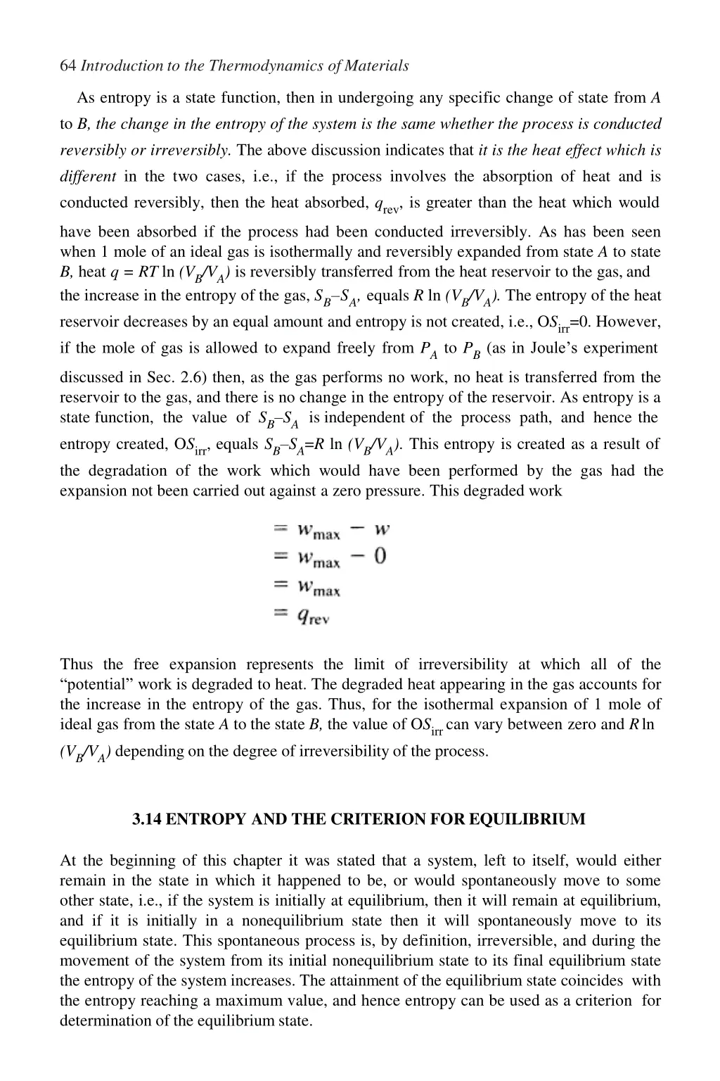 64 introduction to the thermodynamics of materials