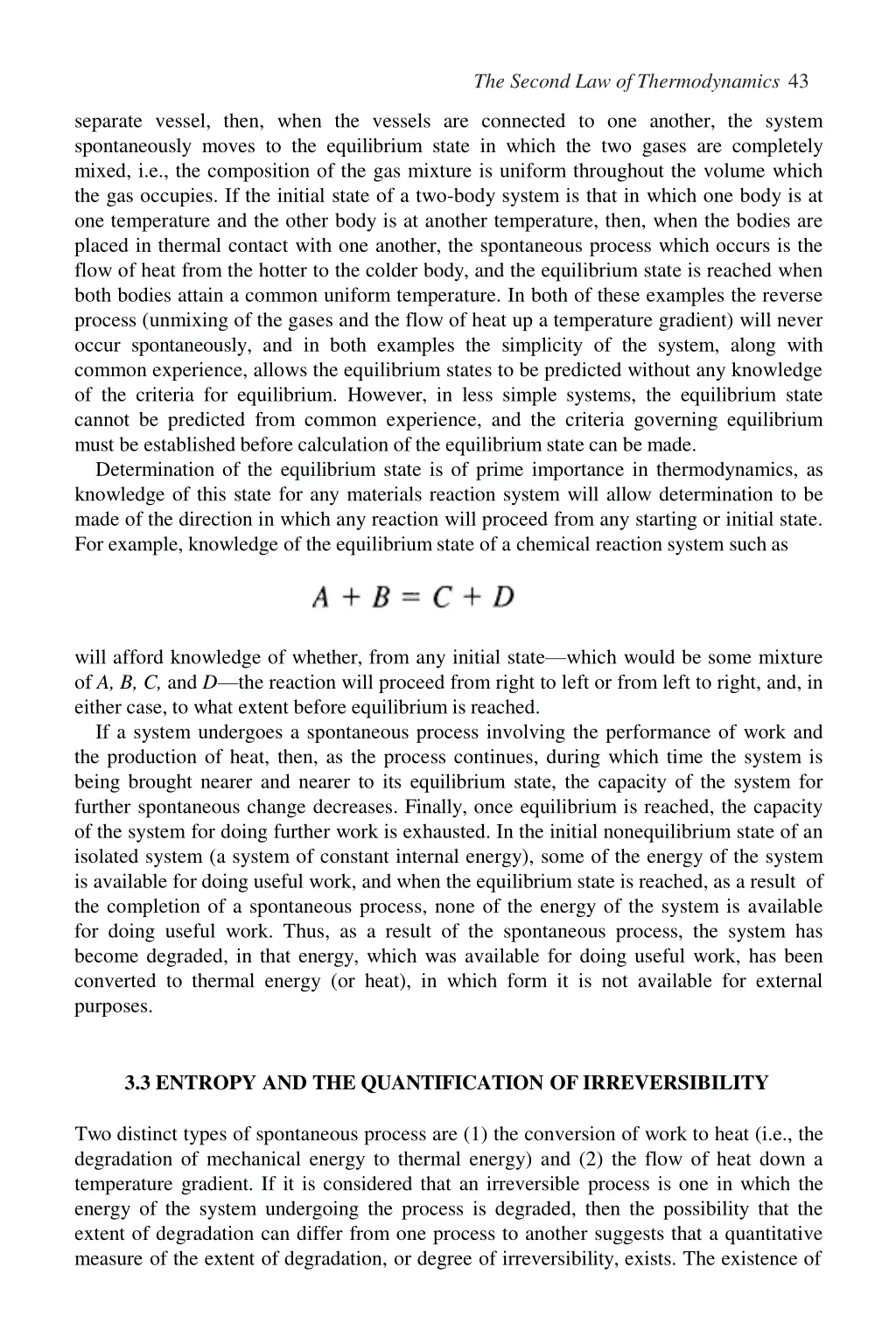 the second law of thermodynamics 43