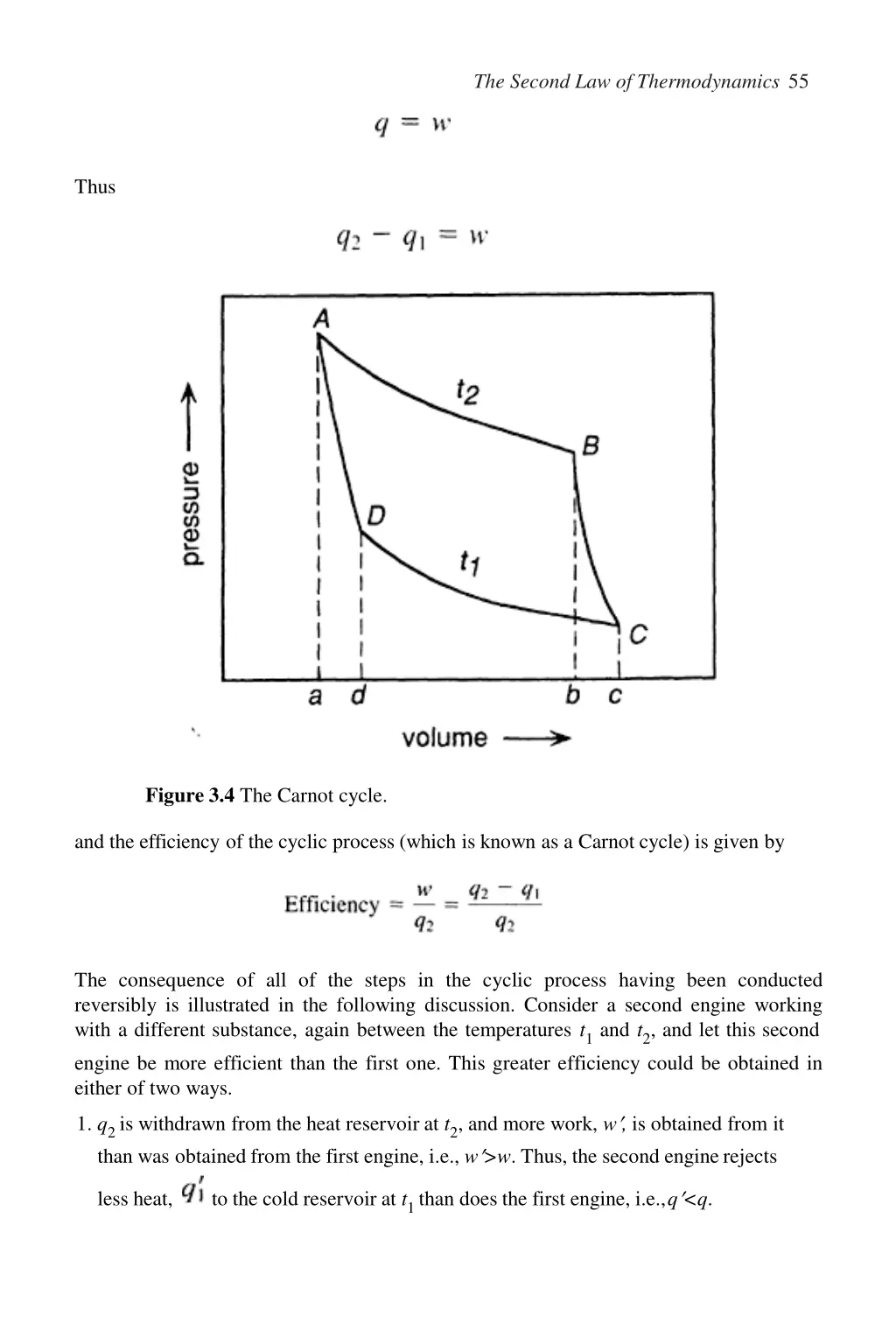 the second law of thermodynamics 55