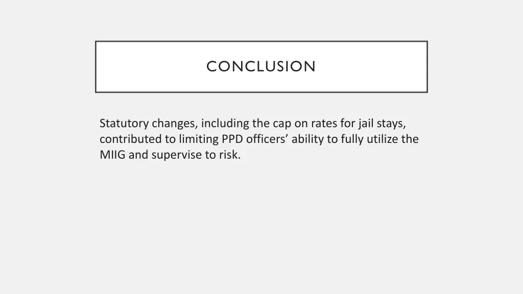conclusion
