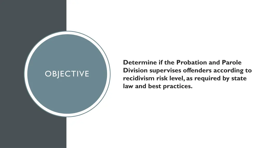 determine if the probation and parole division