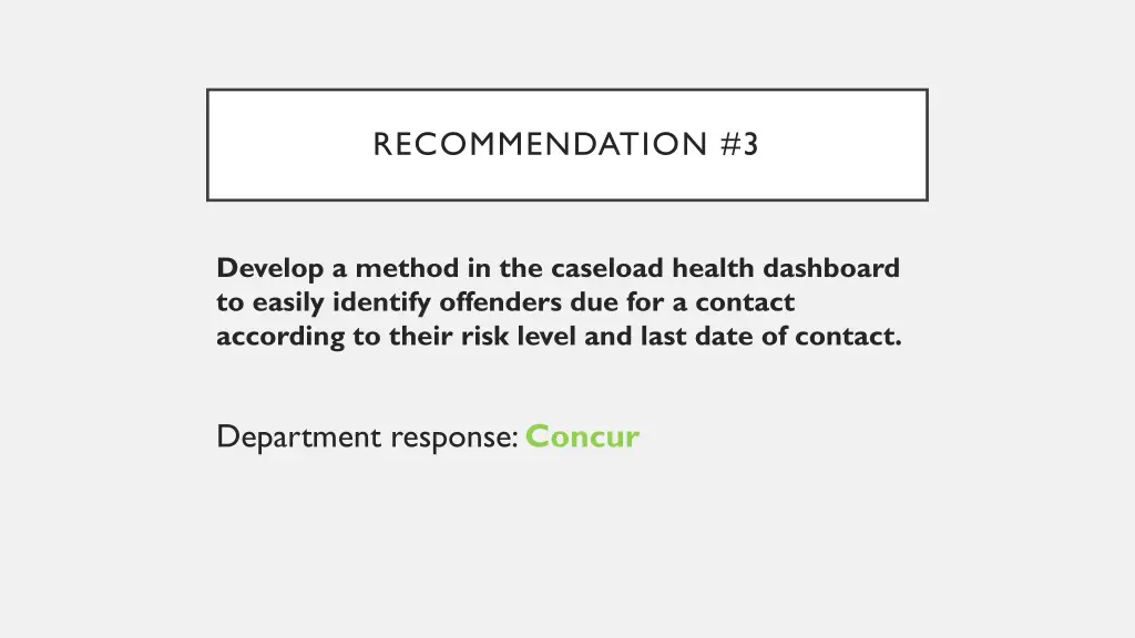recommendation 3