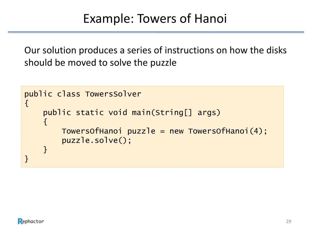 example towers of hanoi 2