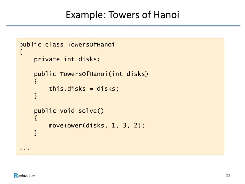 example towers of hanoi 6