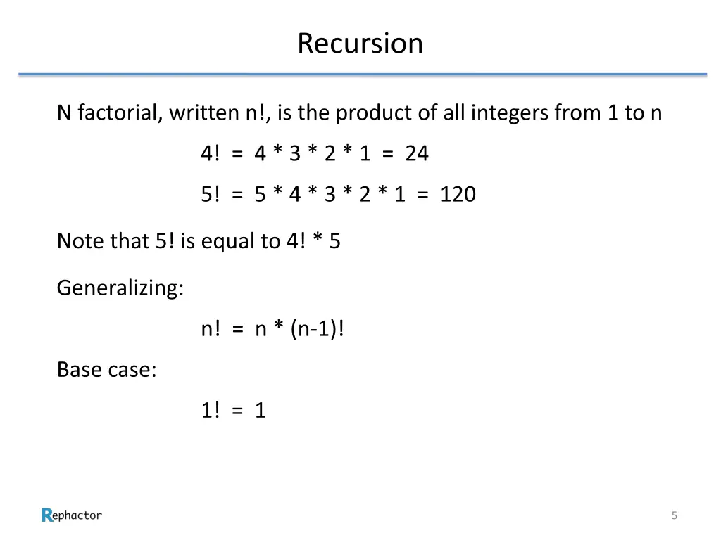 recursion 3