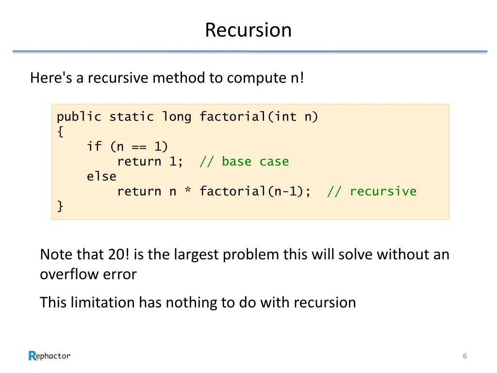 recursion 4