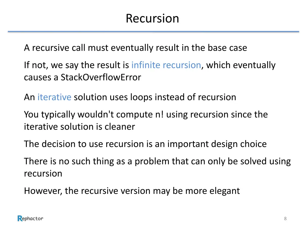 recursion 6