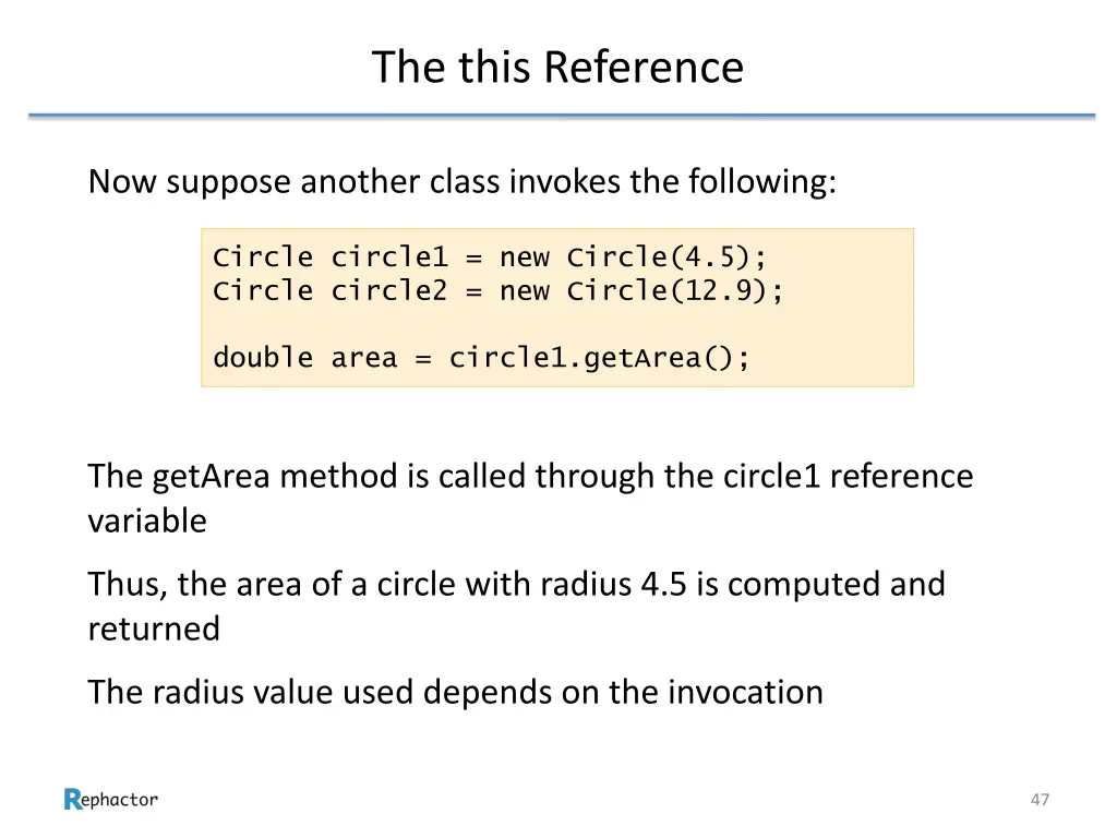 the this reference 2