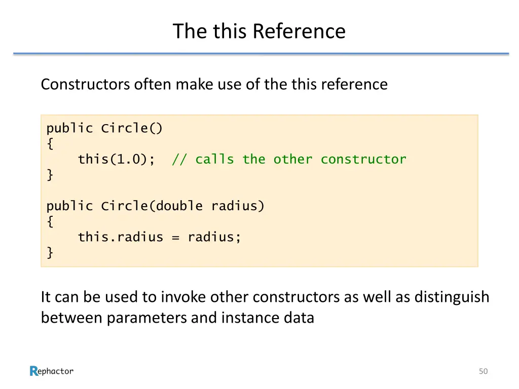 the this reference 5