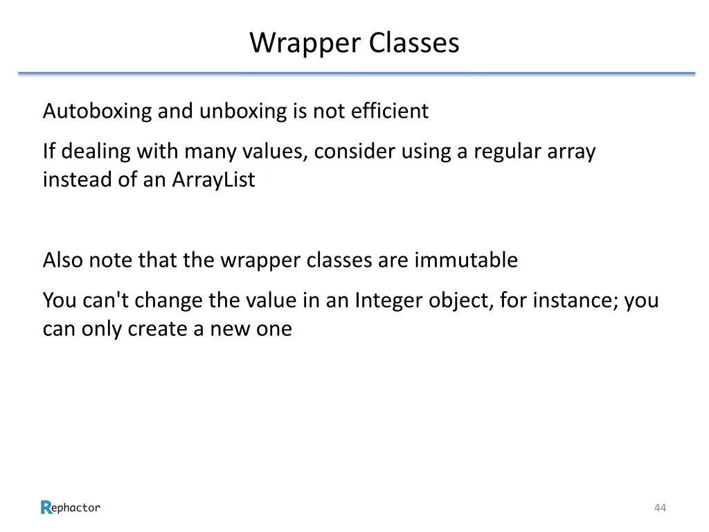 wrapper classes 5