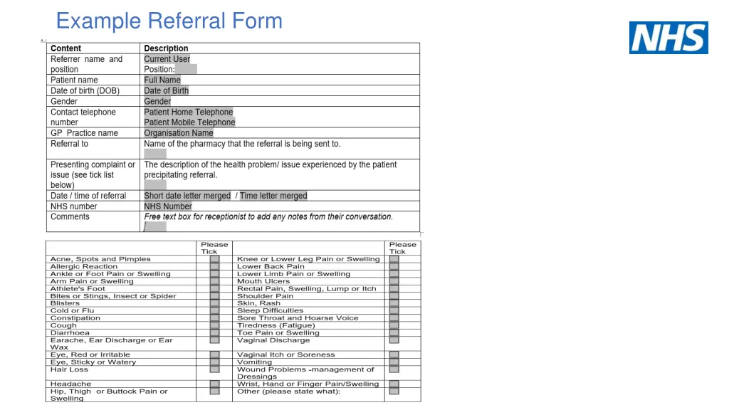 example referral form