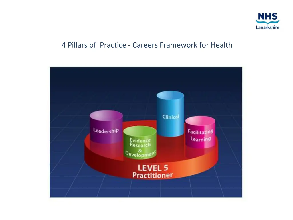 4 pillars of practice careers framework for health