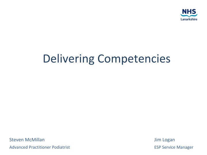 delivering competencies