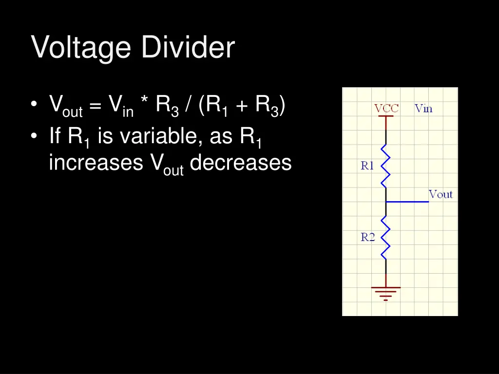 voltage divider