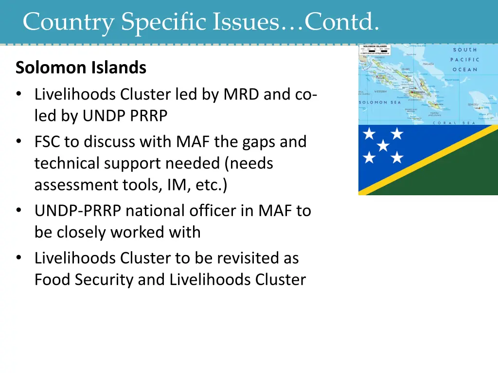 country specific issues contd 1