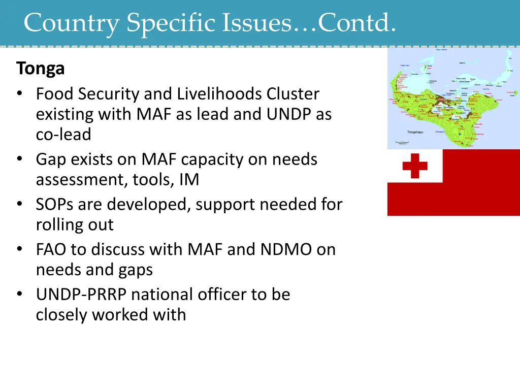 country specific issues contd 2