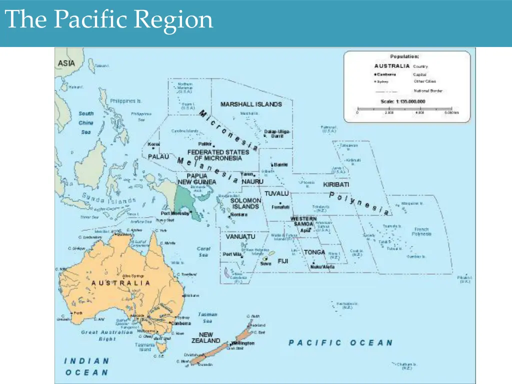 the pacific region
