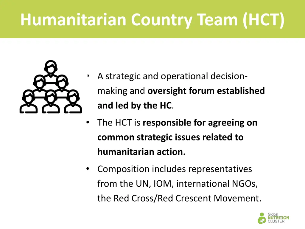 humanitarian country team hct