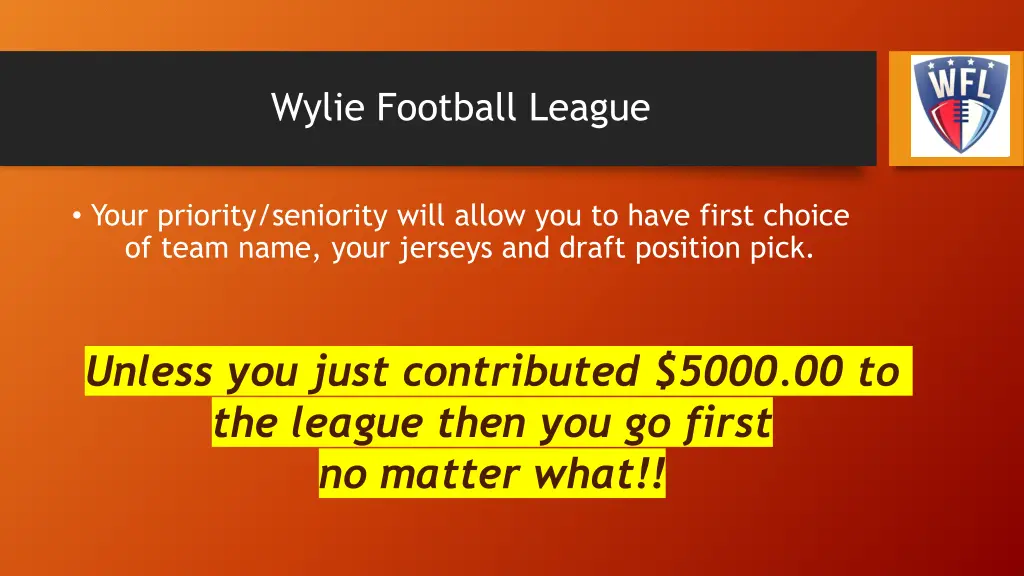 wylie football league 5