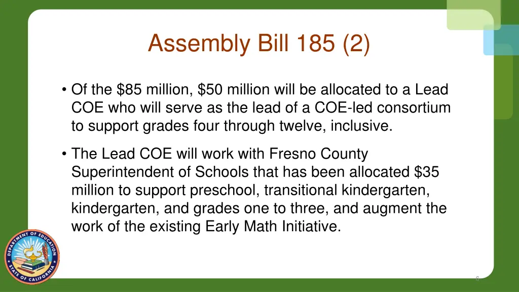 assembly bill 185 2
