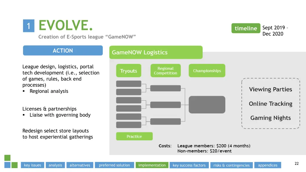evolve creation of e sports league gamenow