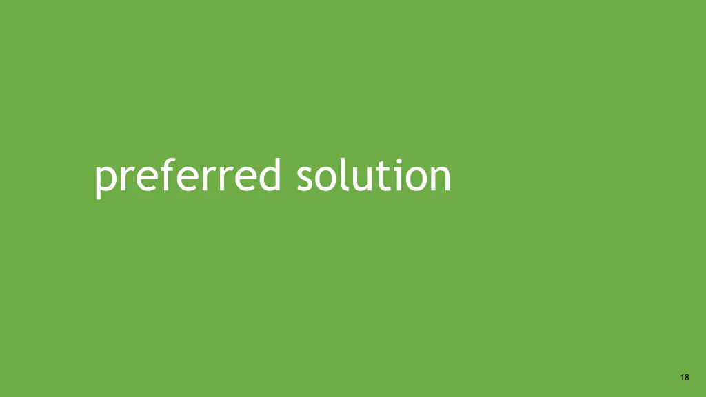 preferred solution 1