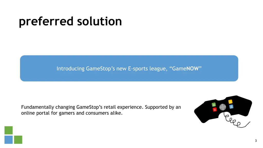 preferred solution