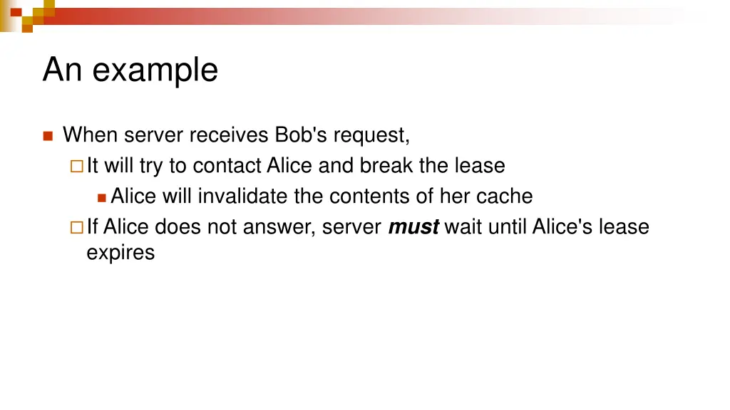 an example
