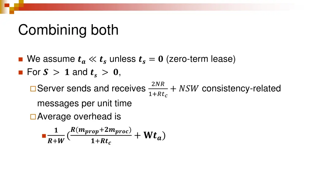 combining both
