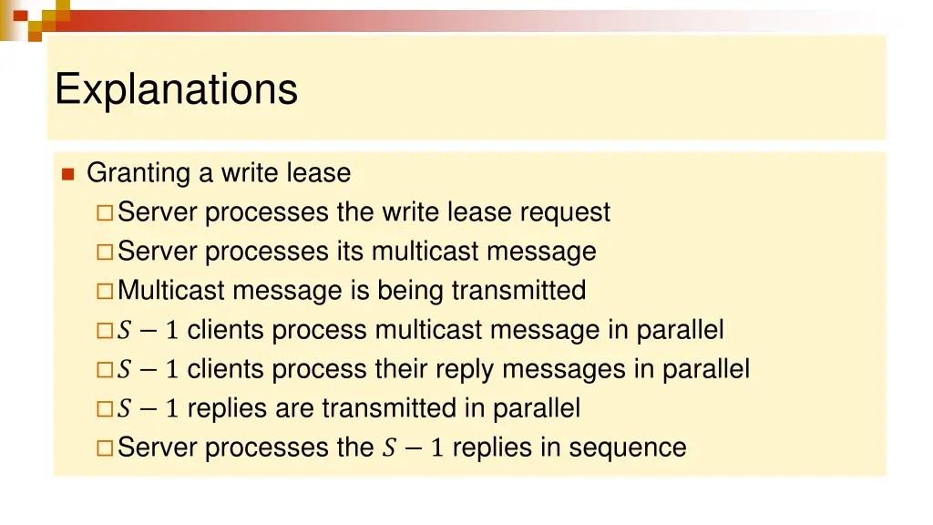 explanations 1