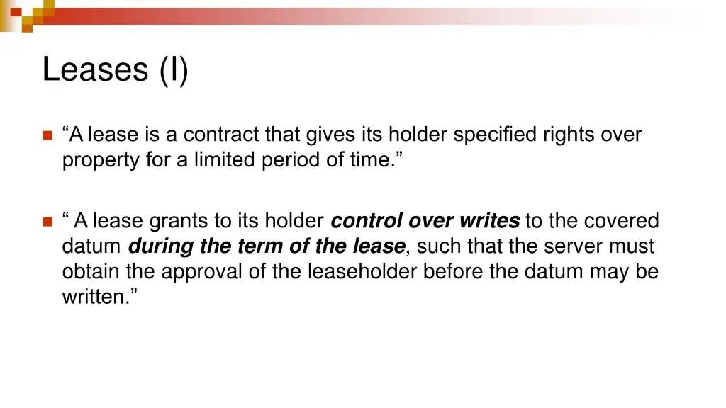 leases i