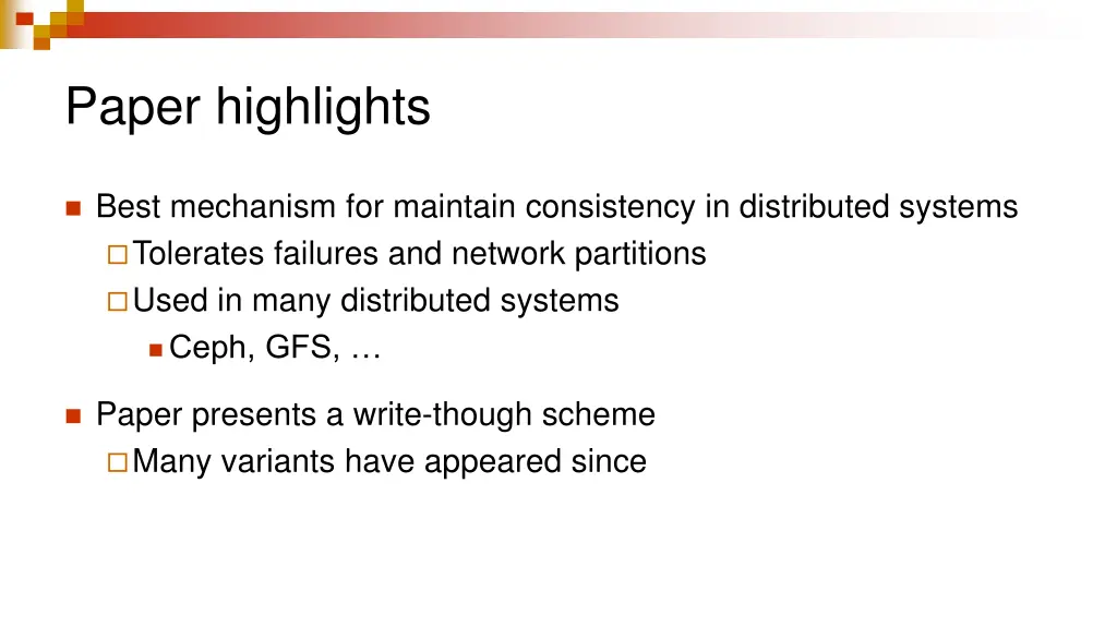 paper highlights