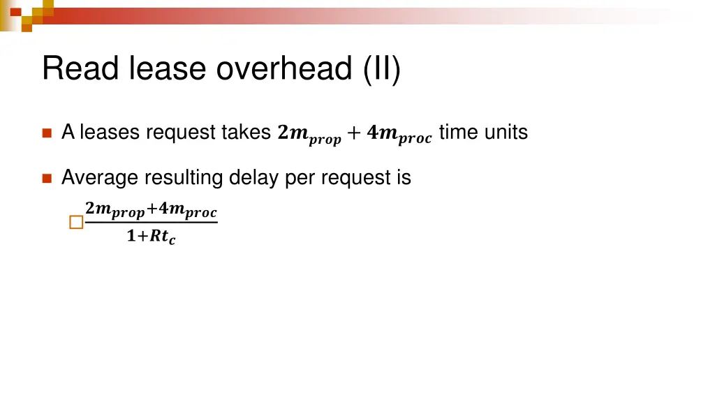 read lease overhead ii