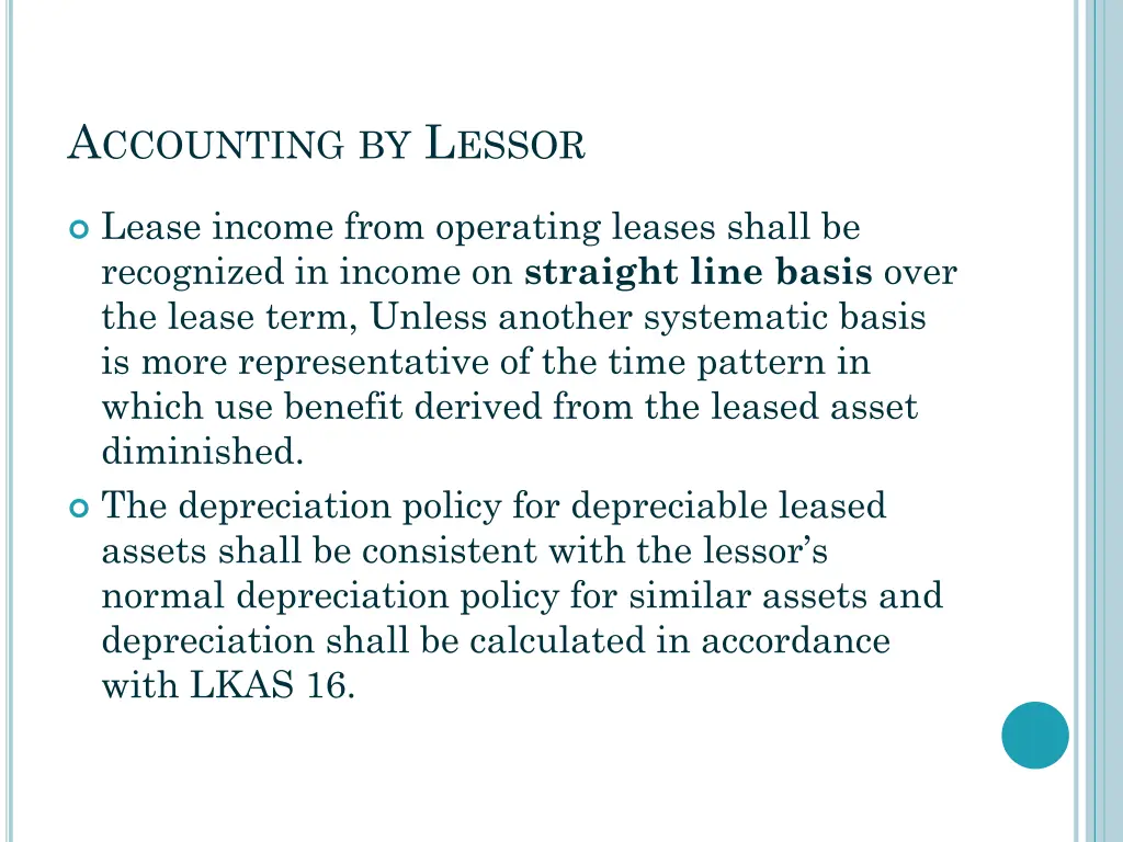 a ccounting by l essor