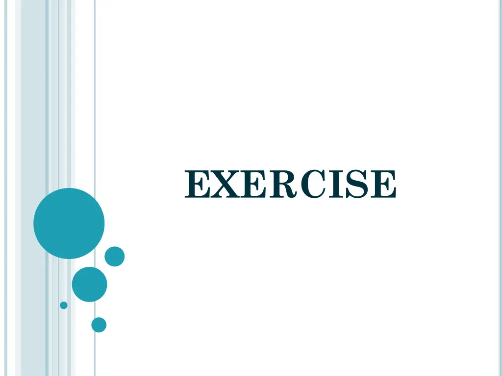 exercise