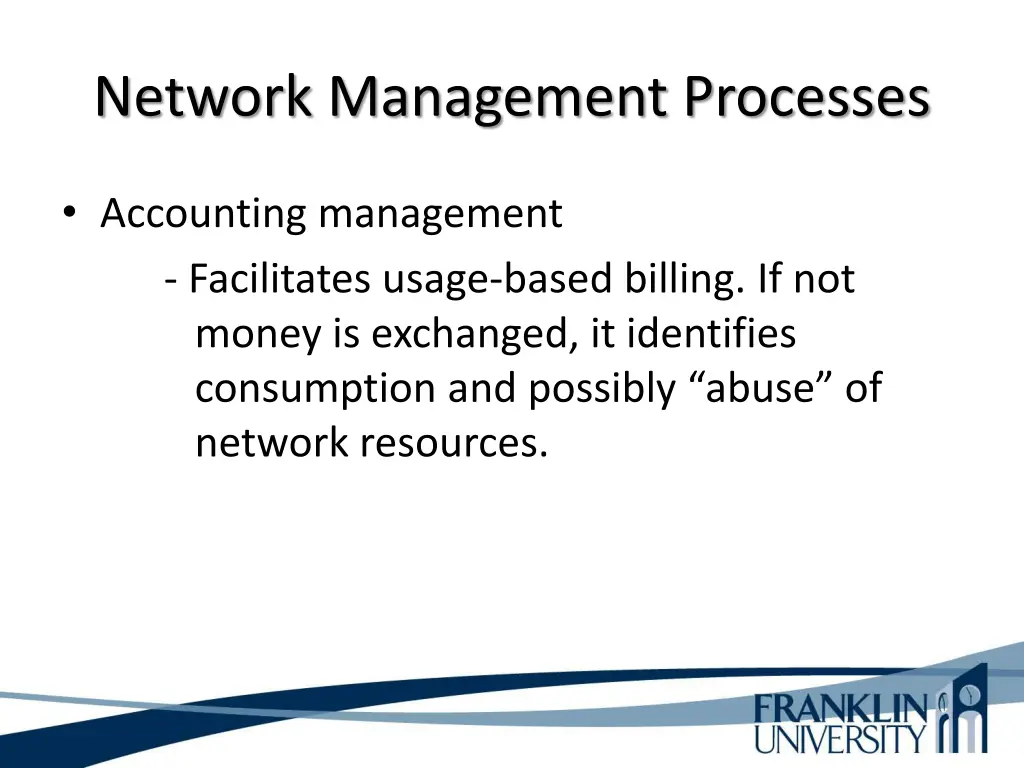 network management processes 1