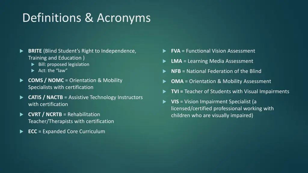 definitions acronyms