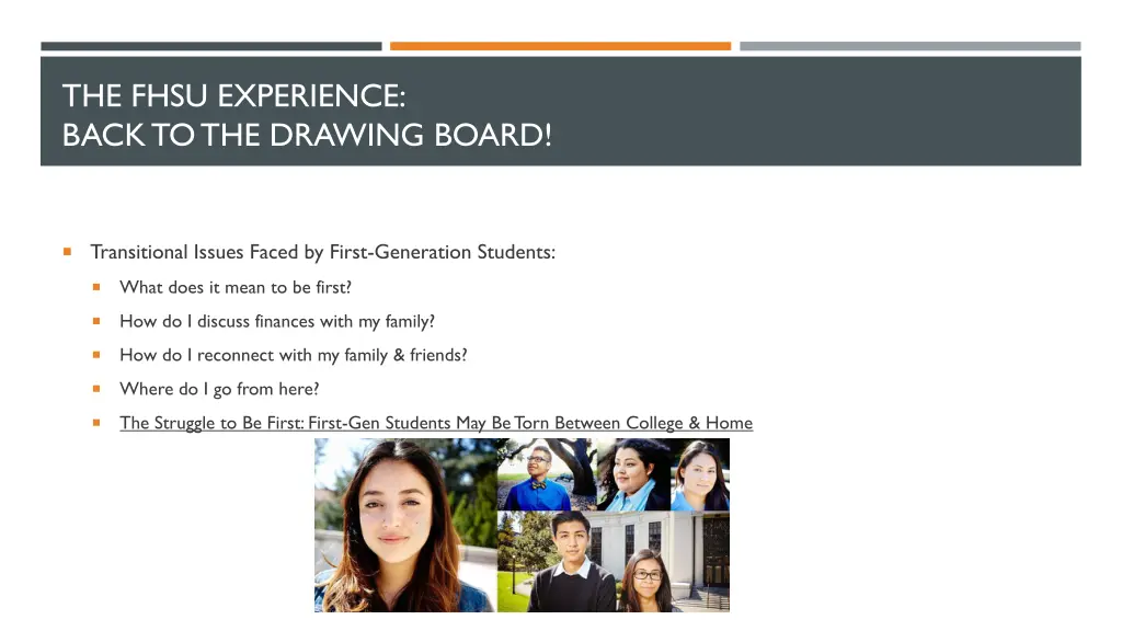 the fhsu experience back to the drawing board