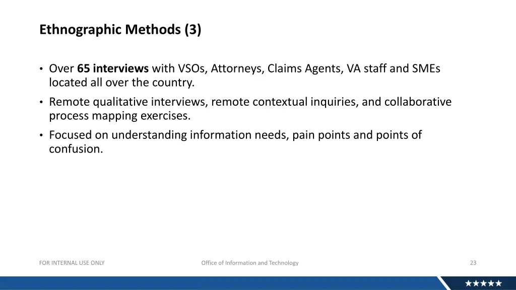 ethnographic methods 3