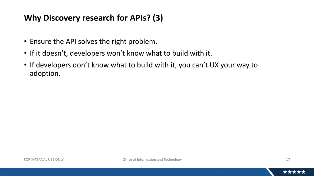 why discovery research for apis 3
