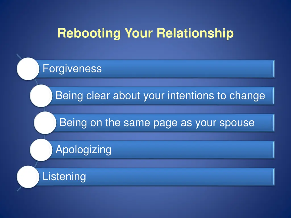 rebooting your relationship