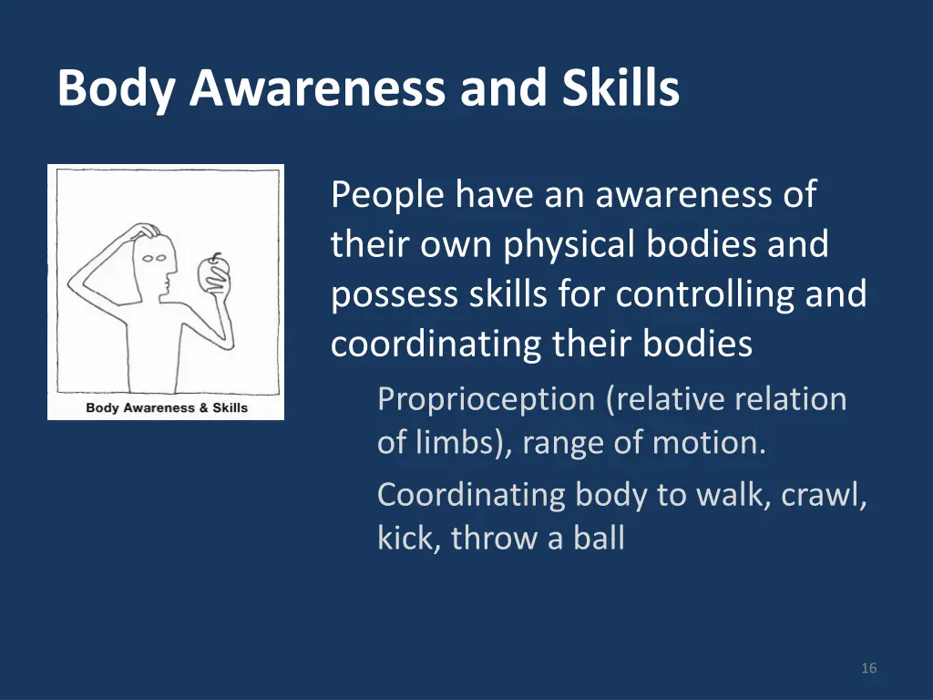 body awareness and skills