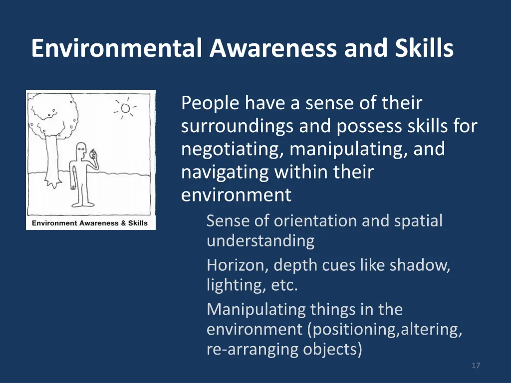environmental awareness and skills