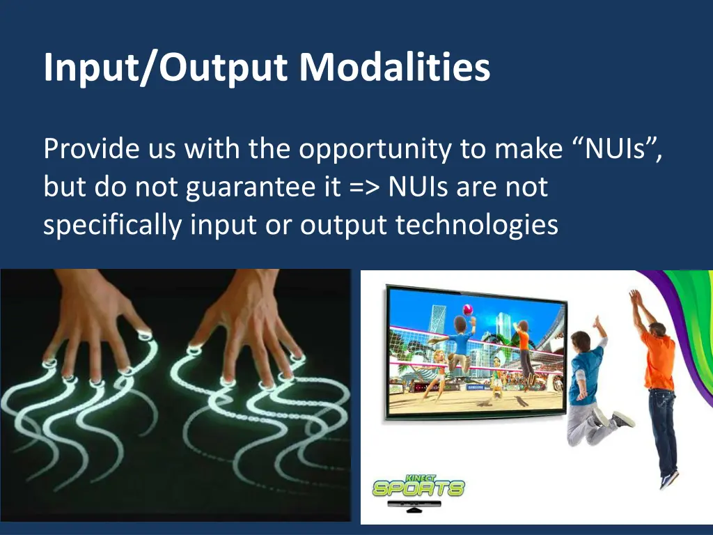 input output modalities