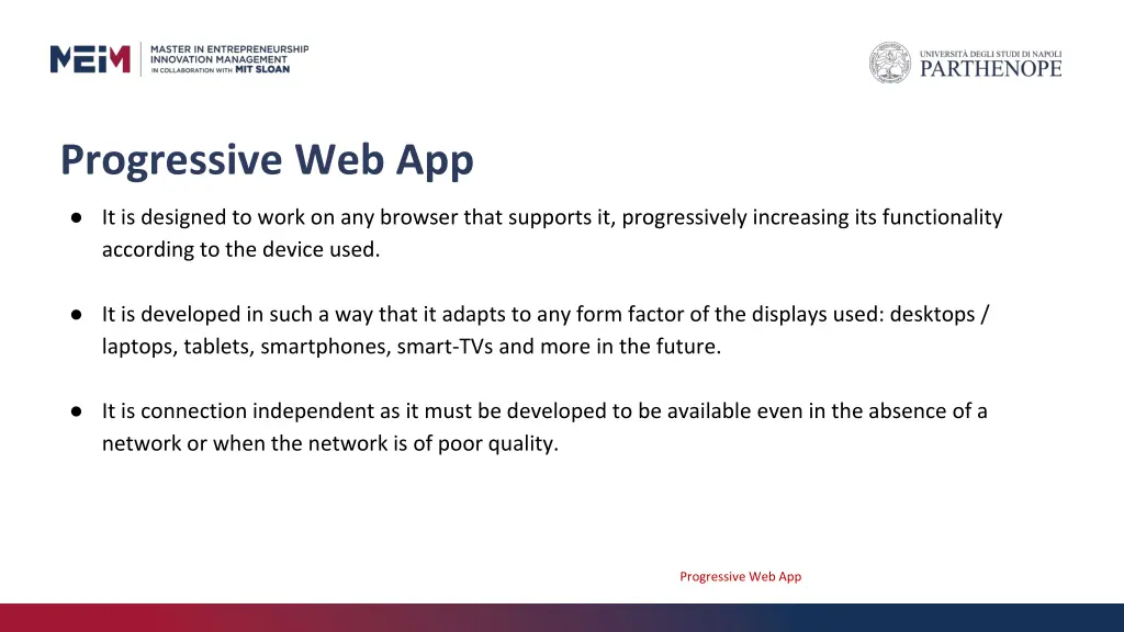 progressive web app