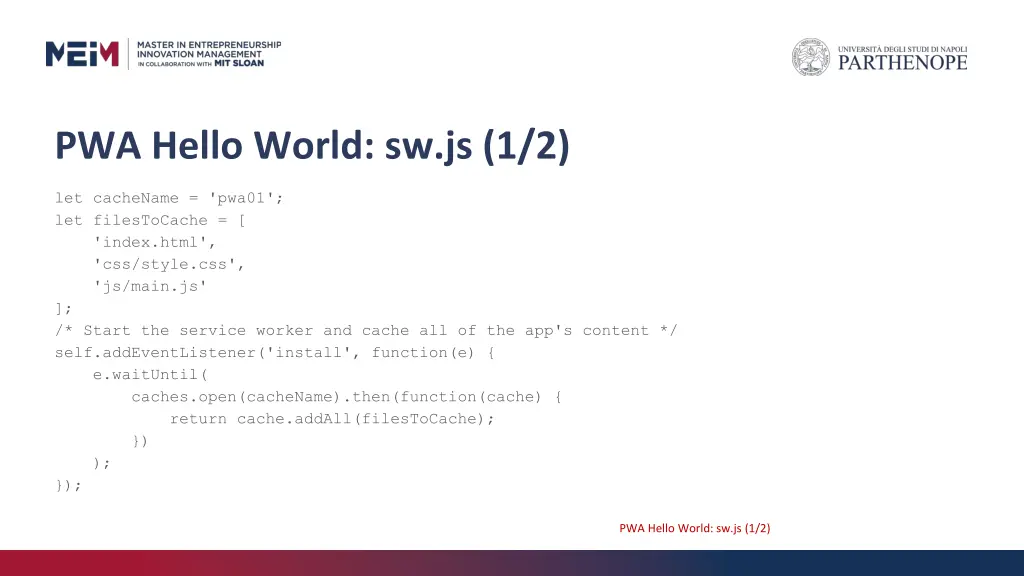 pwa hello world sw js 1 2