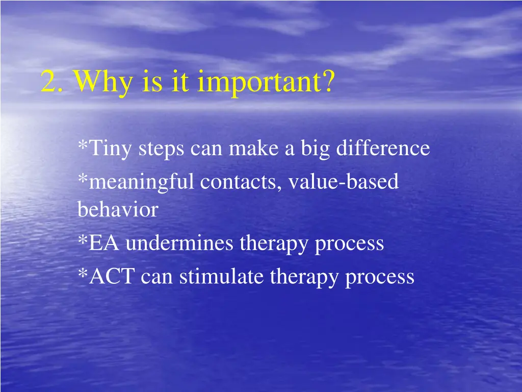 2 why is it important
