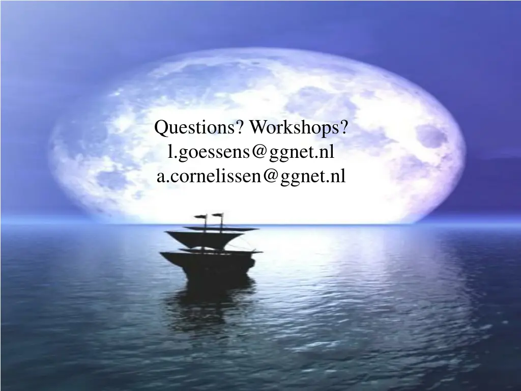 questions workshops l goessens@ggnet