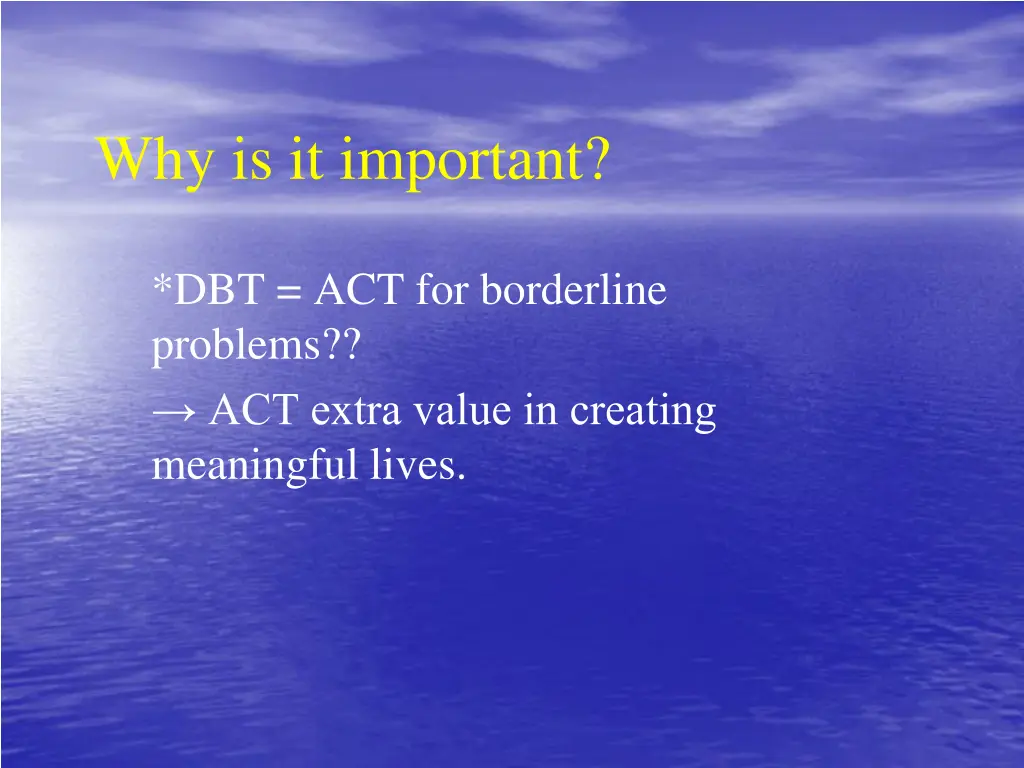why is it important
