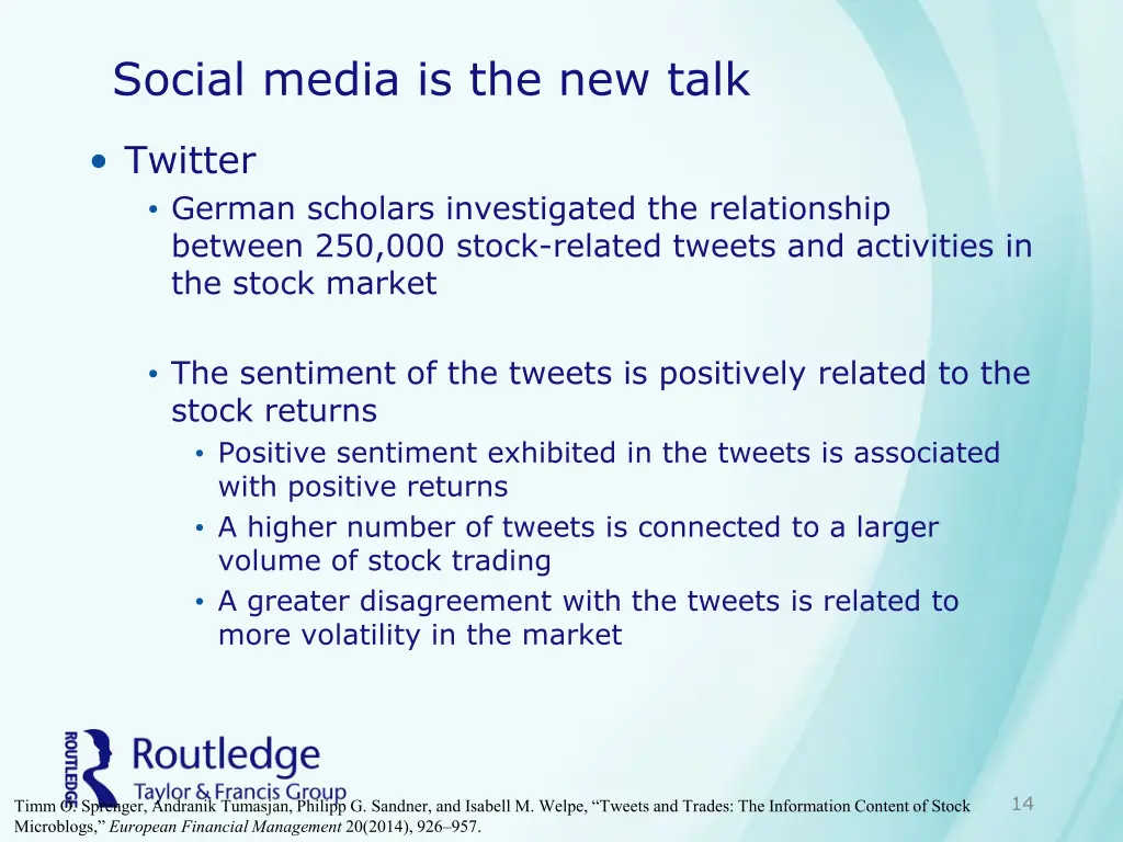 social media is the new talk